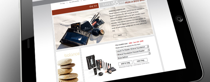 Kay Casperson Website, Product Ordering Page